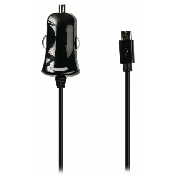 Value Line  Car Charger 2.1 A Micro USB Black