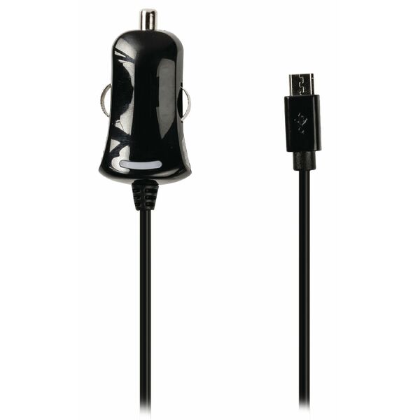 Value Line  Car Charger 2.1 A Micro USB Black