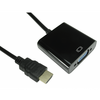 Generic HDMI To Svga, 15Cm, Black (No Audio) Image