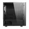 CIT  Seven MATX Gaming Case Rainbow RGB Strip 1 x Rainbow RGB Fan Acrylic Side Image