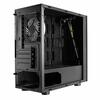 CIT  Seven MATX Gaming Case Rainbow RGB Strip 1 x Rainbow RGB Fan Acrylic Side Image