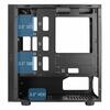 CIT  Seven MATX Gaming Case Rainbow RGB Strip 1 x Rainbow RGB Fan Acrylic Side Image