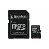 Kingston Canvas Select Class 10 UHS-I speeds Up to 80 MB/s Read  (Micro SD with SD Adapter Included) Image