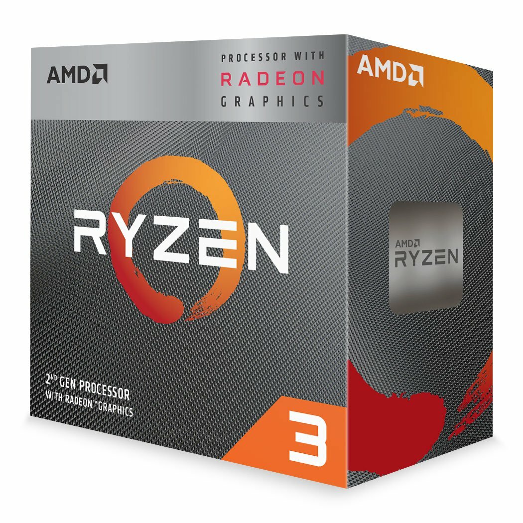 AMD Ryzen 3 3200G Quad Core 4.0GHz Socket AM4 APU with RX Vega 8 Graphics Retail Boxed With Cooler Falcon Computers