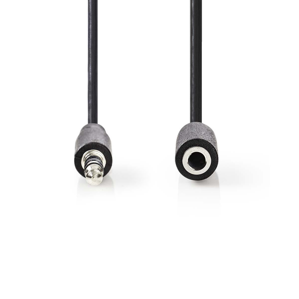 NEDIS  Stereo Audio Cable 3.5 mm Male - 3.5 mm Female 2.00 m Black Extension