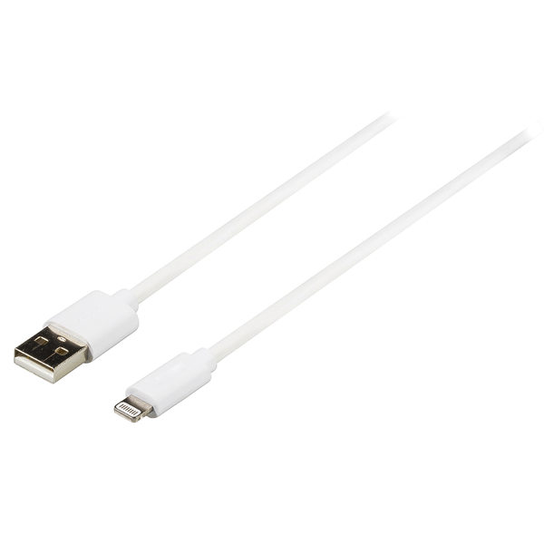 Value Line  USB sync & charge cable lightning male - USB A male 2.00 m White