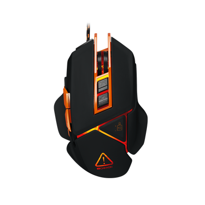 Canyon  Hazard USB Gaming Mouse - Black / Orange