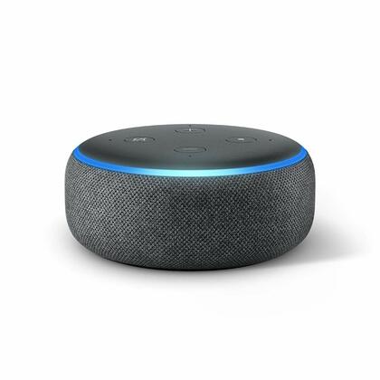 Amazon  Echo Dot (3rd Gen) - Smart speaker with Alexa - Charcoal Fabric