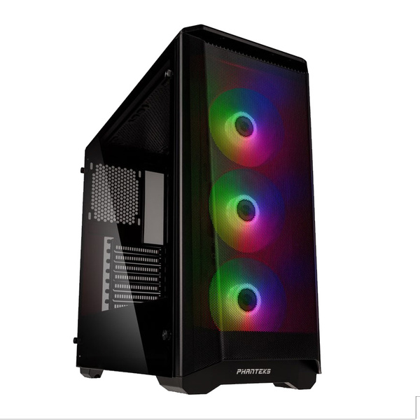 Phanteks  Eclipse P400A D-RGB Gaming Case - Black With Tempered Glass Window