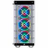 Corsair CC-9011189-WW iCUE 465X RGB Tempered Glass Mid-Tower ATX Smart Case (Tempered Glass Side and 3x LL120 RGB Coolers included) - White Image
