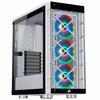 Corsair CC-9011189-WW iCUE 465X RGB Tempered Glass Mid-Tower ATX Smart Case (Tempered Glass Side and 3x LL120 RGB Coolers included) - White Image