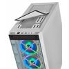 Corsair CC-9011189-WW iCUE 465X RGB Tempered Glass Mid-Tower ATX Smart Case (Tempered Glass Side and 3x LL120 RGB Coolers included) - White Image