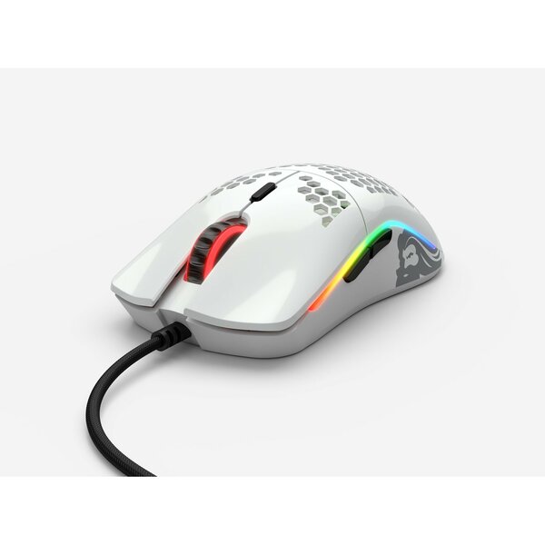 Glorious  Model O USB RGB Gaming Mouse - Gloss White - Daily Deal Offer