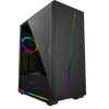 GameMax GRAVITY RGB Mid Tower ATX with 3x RGB Fans Tempered Glass Side Image