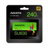 Adata 240Gb Ultimate SU630 SSD, 2.5`, SATA3, 7mm , 3D QLC NAND, R/W 520/450 MB/s Image