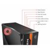 MSI 306-7G08C11-809 MAG VAMPIRIC 011C Mid Tower Gaming Computer Case - Black AMD RYZEN Edition  - Black Friday Deal Image