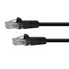 Generic  1Mtr Cat 5e RJ45 Network Cable - Patch Lead - Black Image