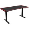 Nitro Concepts  D16E Electric Adjustable Sit/Stand Gaming Desk - Carbon Red Image