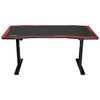 Nitro Concepts  D16E Electric Adjustable Sit/Stand Gaming Desk - Carbon Red Image
