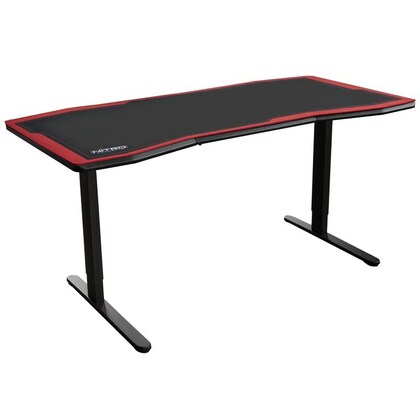 Nitro Concepts  D16M Manually Adjustable Sit/Stand Gaming Desk - Carbon Red