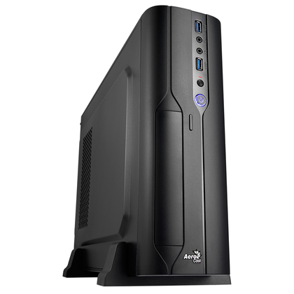 Aerocool  CS-101 Slim Black Micro ATX / Desktop Case 2 x USB 3.0 Black Interior