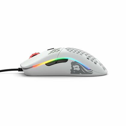 Glorious  Model O USB RGB Gaming Mouse - Matte White  - Daily Deal Offer