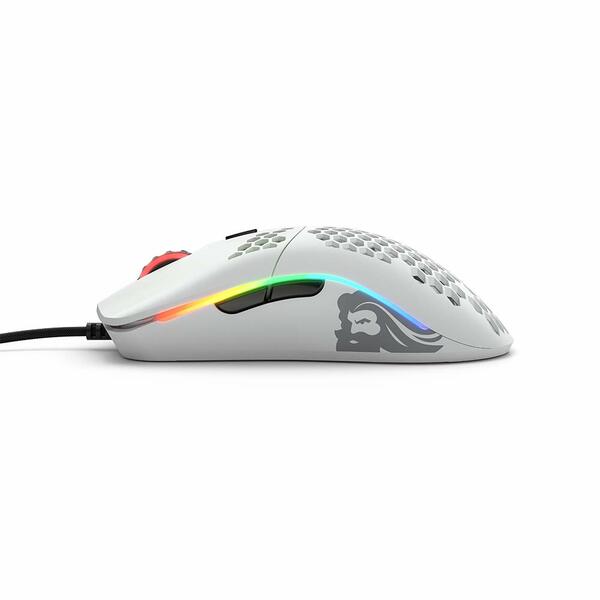 Glorious GO-WHITE Model O USB RGB Gaming Mouse - Matte White   - Special 
Offer