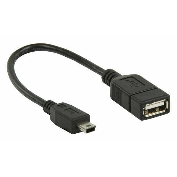 Value Line  USB 2.0 A - USB Mini 5 Pin OTG data cable 0.20 m