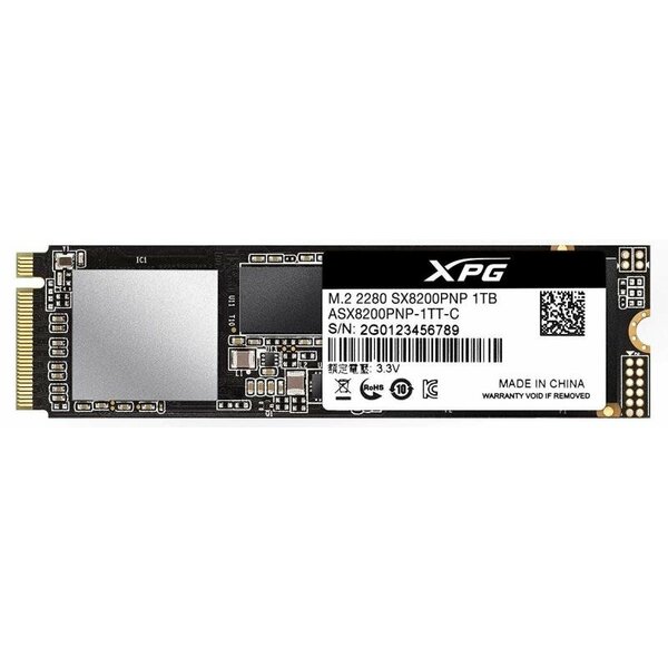 XPG  1TB XPG SX8200 PRO M.2 NVMe SSD, M.2 2280, PCIe, 3D NAND, R/W 3500/3000MB/s  -  Special Offer