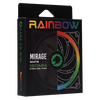 GameMax  Mirage Rainbow RGB 120mm Fan 5V Addressable 3pin Header & 3pin M/B - White Fins Image