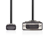 NEDIS  HDMI™ - DVI Cable | HDMI™ Connector - DVI-D 24+1-Pin Male | 5.0 m | Black Image