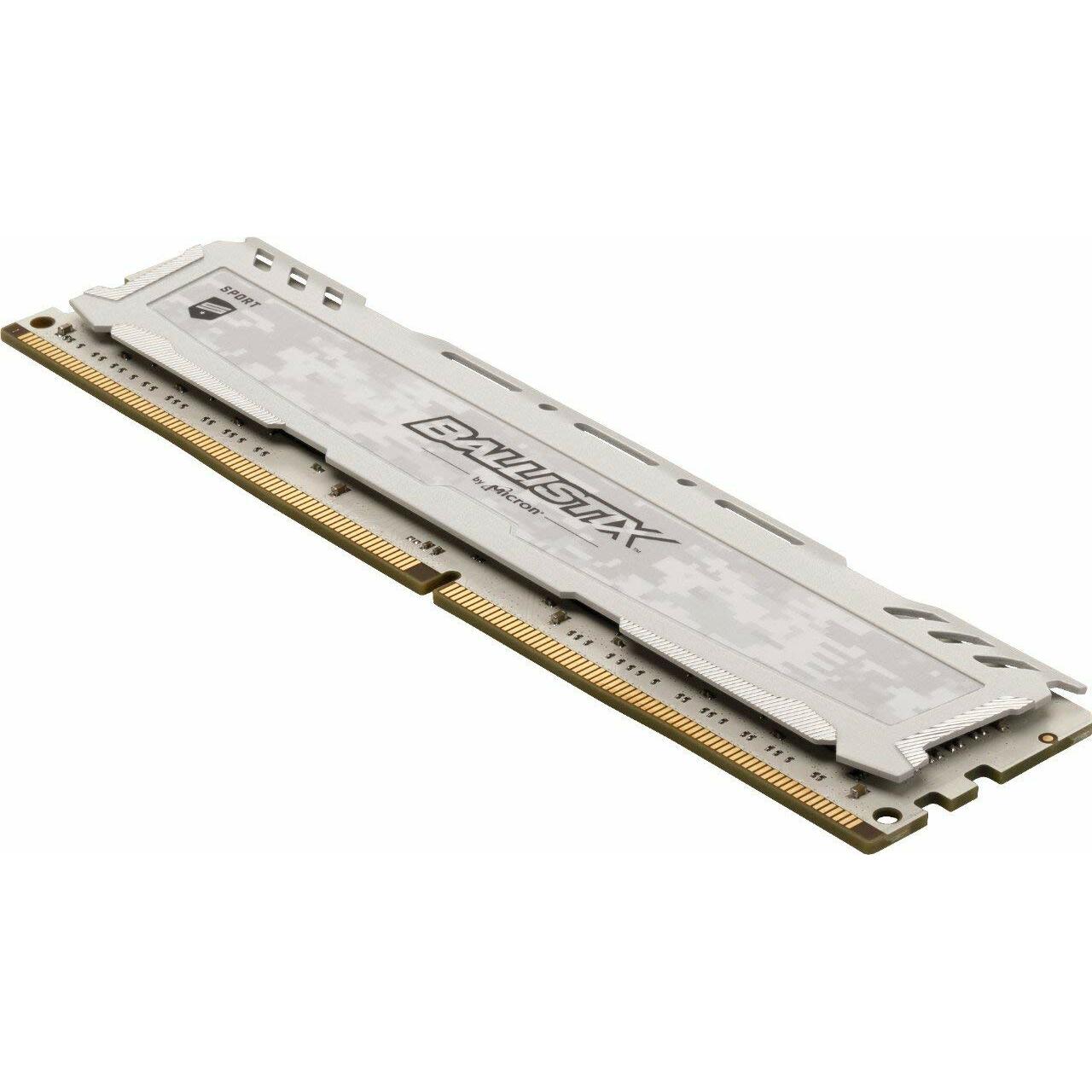 Crucial 8GB DDR4 3000 MHz DRAM Desktop Gaming Memory CL15 White Falcon Computers