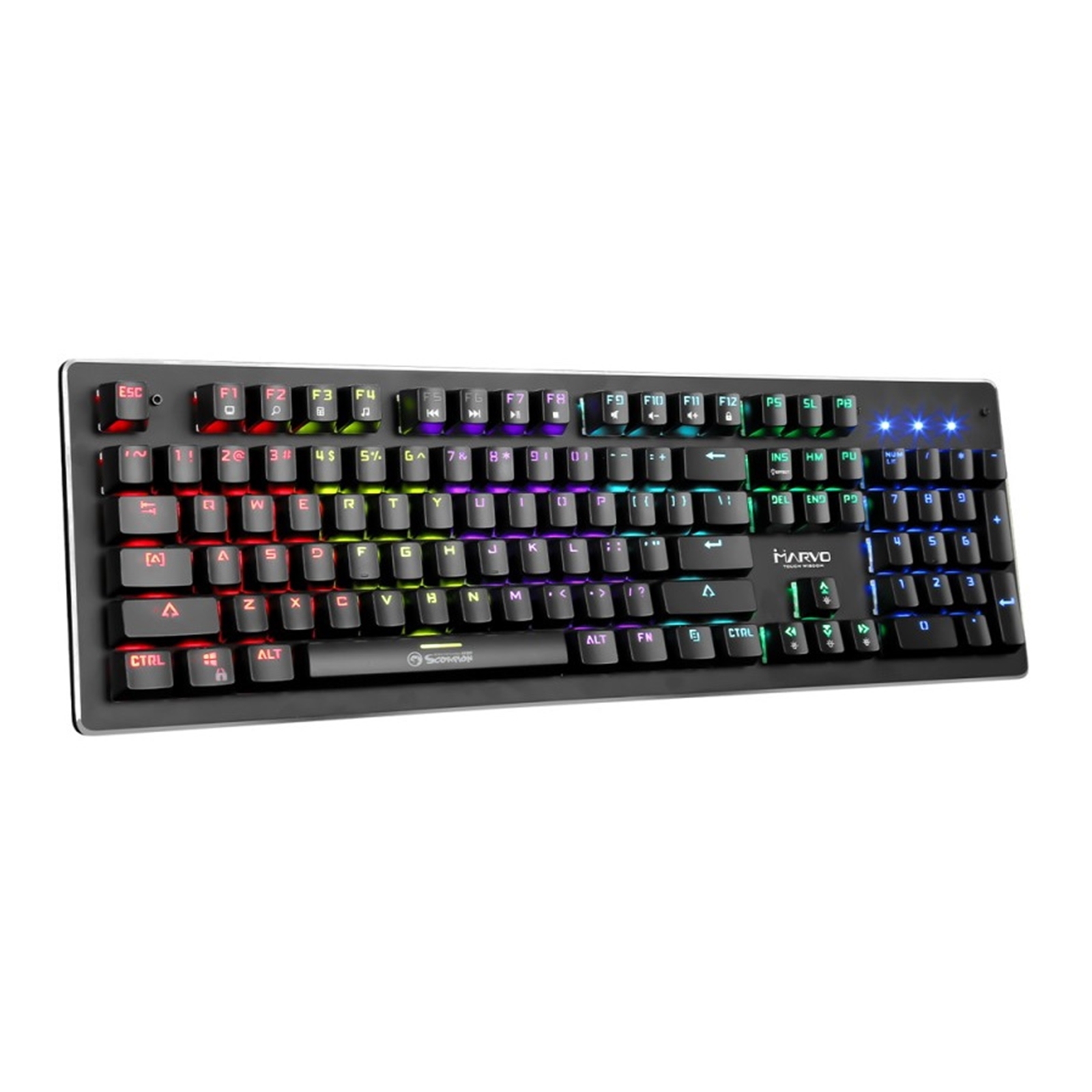 MARVO KG909UK Scorpion KG909 RGB LED Gaming Keyboard with Mechanical