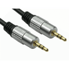 Generic  2 Meter 3.5mm Stereo Cable - Gold Connectors - Jack male to Jack male Image