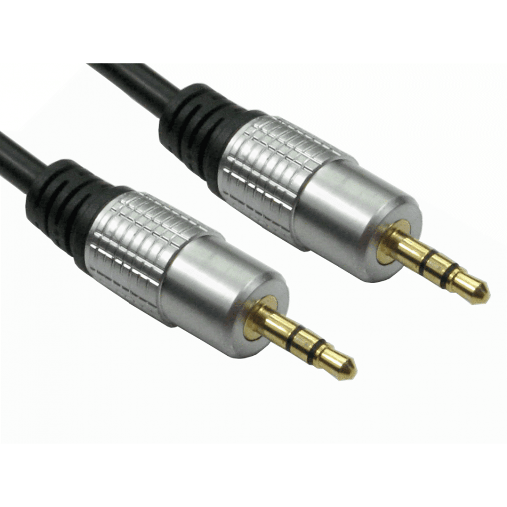 Generic 3 Meter 3.5mm Stereo Cable Gold Connectors Jack male to
