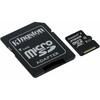 Kingston 256GB Canvas Select Class 10 UHS-I speeds Up to 80 MB/s Read  (Micro SD with SD Adapter Included) Image