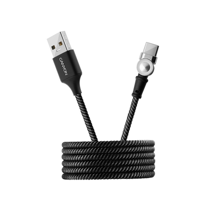 Canyon  USB Type-C Charging Cable With Magnetic Rotating System