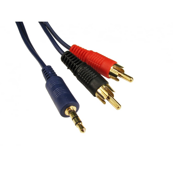 Generic  10m 3.5mm Stereo to Two RCA Cable