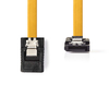 NEDIS  SATA 6Gb/s Data Cable | SATA 7-pin Female with Lock - SATA 7-pin Female 90° Angle Image