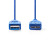 NEDIS  USB 3.0 Cable A Male - Micro B Male Round 0.5 m Blue Image