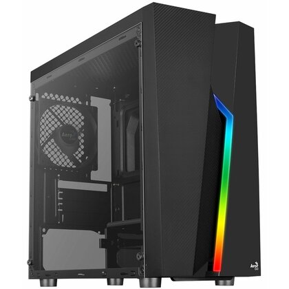Aerocool  Bolt Micro ATX Case with RGB and Tempered glass Side Panel