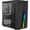 Aerocool  Bolt Micro ATX Case with RGB and Tempered glass Side Panel Image