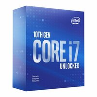 Intel  Intel Core I7-10700K CPU, 1200, 3.8 GHz (5.1 Turbo), 8-Core, 125W, 14nm, 16MB Cache, Retail Boxed