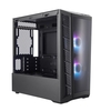 Coolermaster MCB-B320L-KGNN-S02 MasterBox MB320L ARGB Micro Tower. Edge-to-Edge Tempered Glass Side, Addressable RGB LED Fans Image