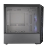 Coolermaster MCB-B320L-KGNN-S02 MasterBox MB320L ARGB Micro Tower. Edge-to-Edge Tempered Glass Side, Addressable RGB LED Fans Image