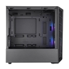 Coolermaster  MasterBox MB320L ARGB Micro Tower. Edge-to-Edge Tempered Glass Side, Addressable RGB LED Fans Image
