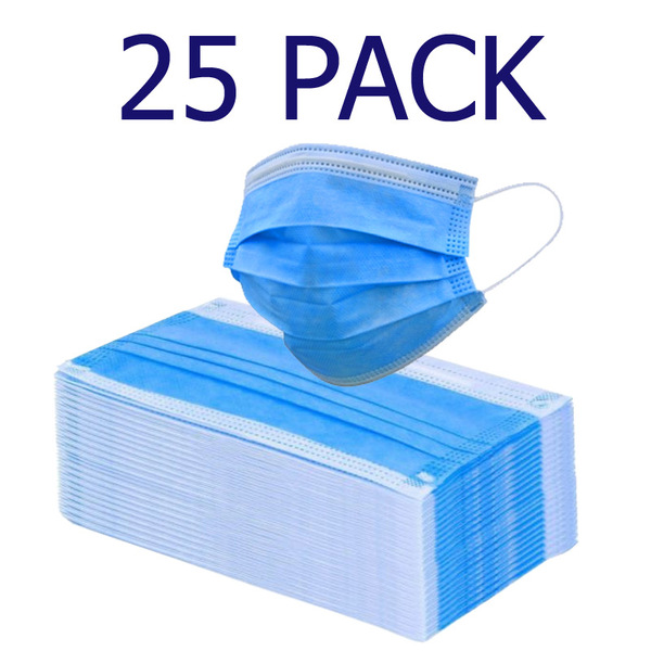Generic  25 Pack 3 ply Face Mask - CE Approved - Clearance Special Offer