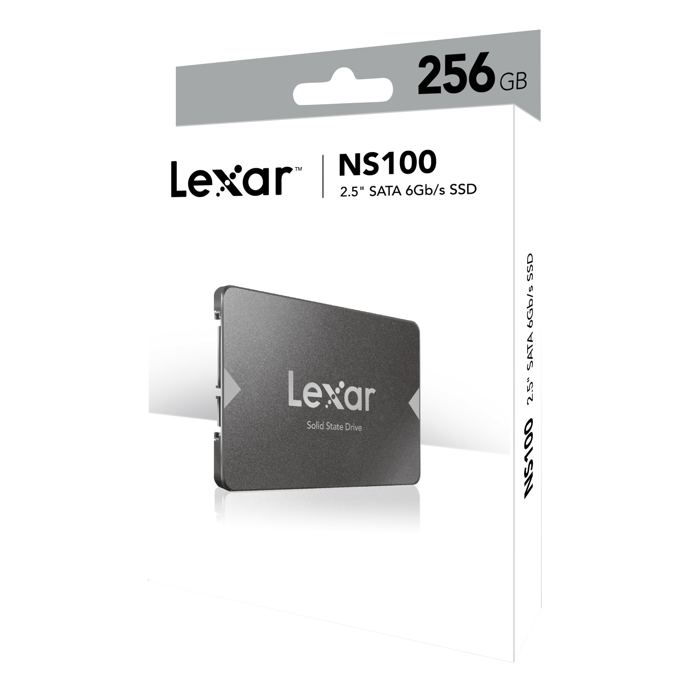 Lexar 256GB NS100 2.5" Internal SATA III SSD up to 520mb/ps read Falcon Computers