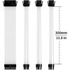ANTEC  Power Supply Sleeved Cable Extension Kit 30cm with Combs, White Image