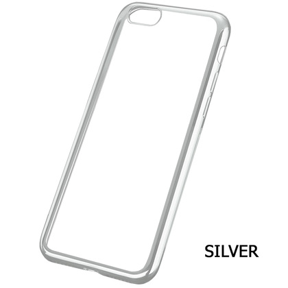 Amb Walk N Talk  Iphone 7 Case - Clear with accent colour - Silver